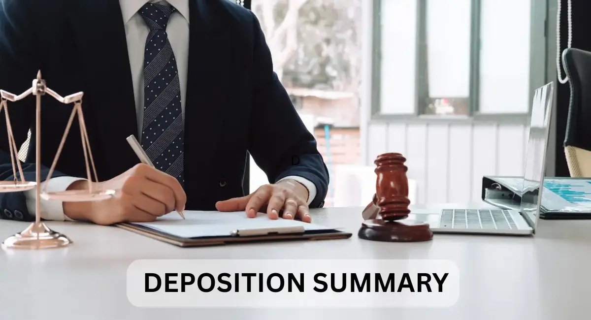 Deposition Summaries for Law Firms
